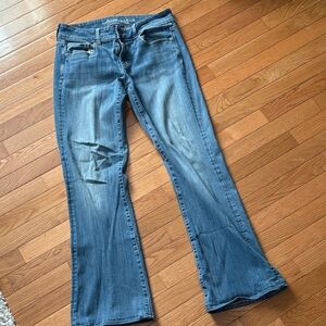 American Eagle Outfitters Light Blue Flare Jeans